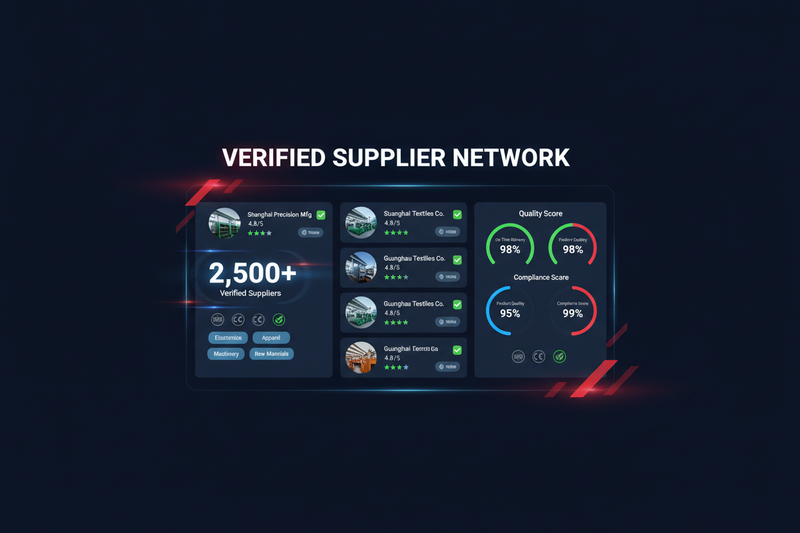 ✅ Verified Supplier Network screen
