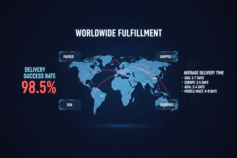 🌍 Worldwide Fulfillment screen